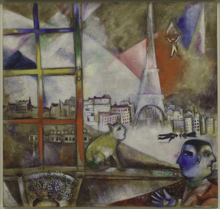 "Paris par la fenêtre" von Marc Chagall